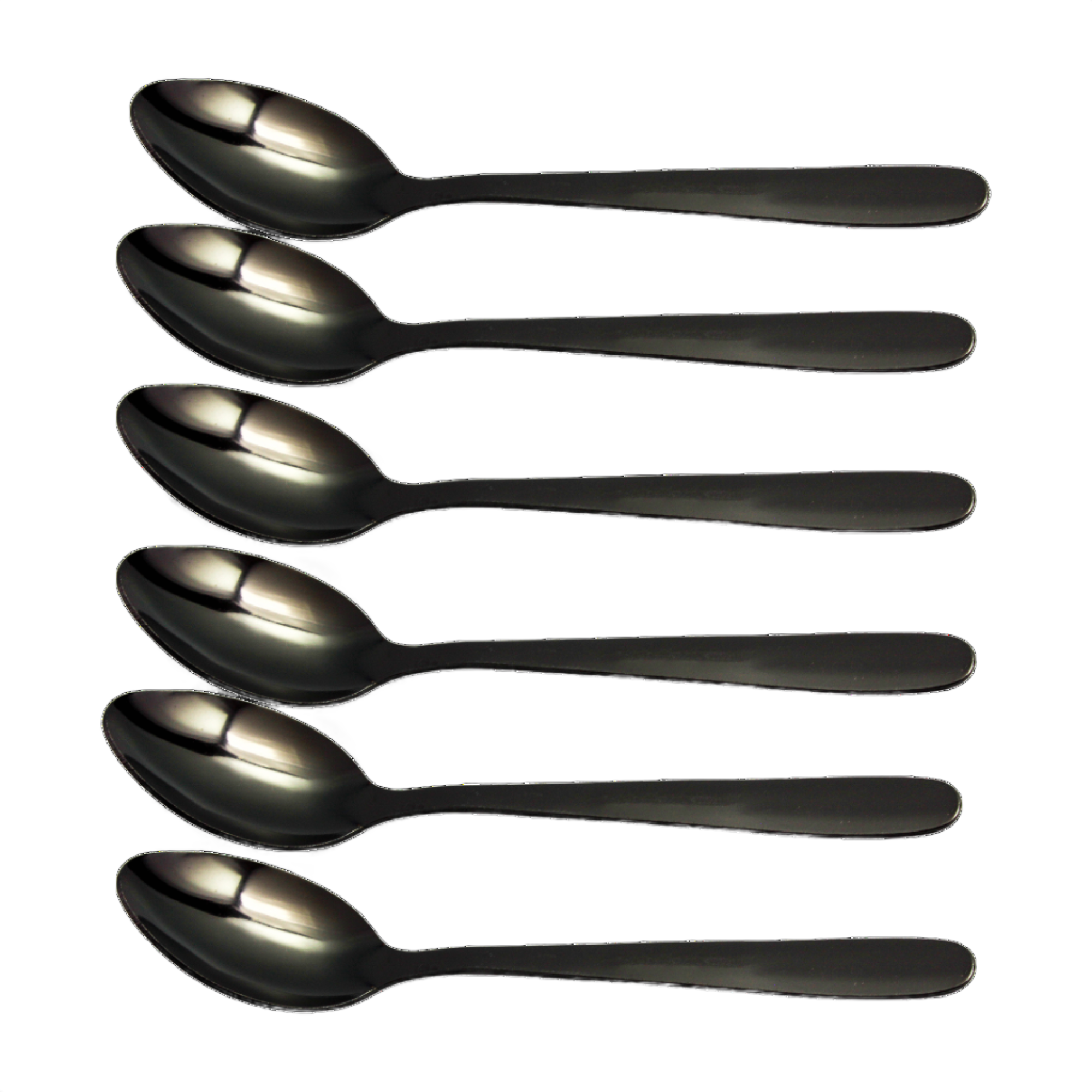 Black Stainless Steel Tea Spoon 6 PCS Round Cut Price South Africa