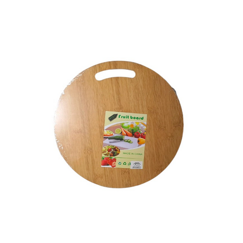 Bamboo Round Cutting Board 32*1cm