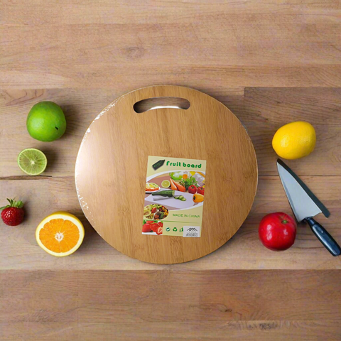 Bamboo Round Cutting Board 32*1cm