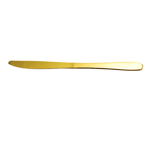 Gold Stainless Steel Table Knife 6 PCS