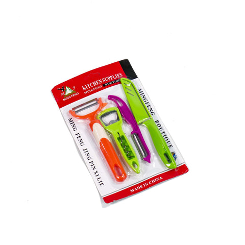 Kitchen Utensil Set 4Pc - Multi Colour