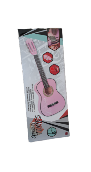 Classical Wooden Guitar 86cm Pink only