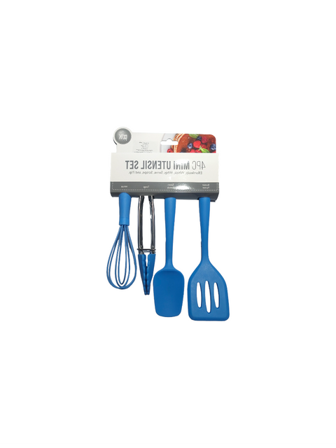 Mini Silicone Utensil Set 4pc