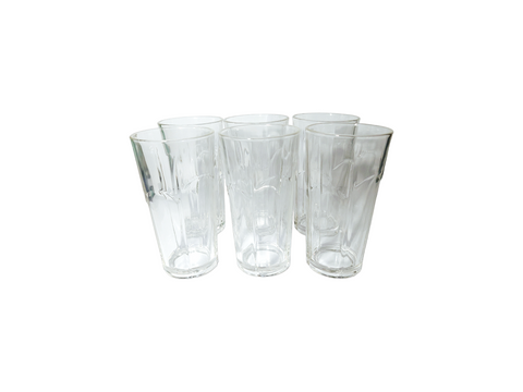 Glass Set 6Pc Clear