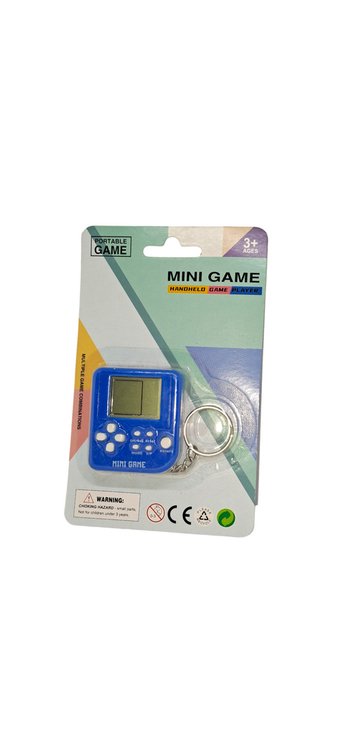 Handheld Mini Classic Brick Game Console with Keychain