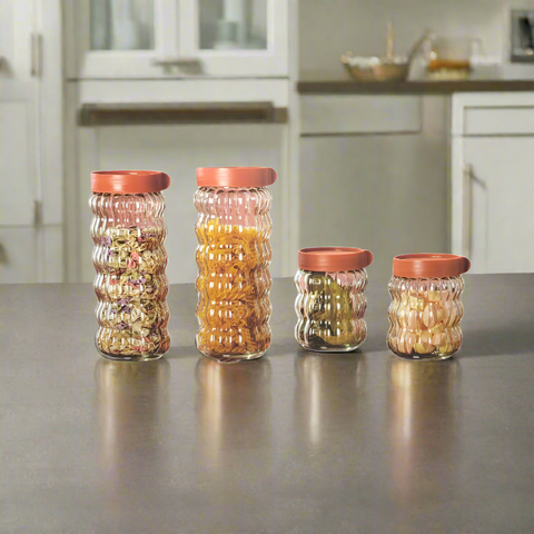 Classic 4 Piece Glass Storage Containers