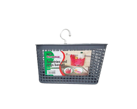 Plastic Hanging Storage Basket Organizer With Hook  11*20*12cm