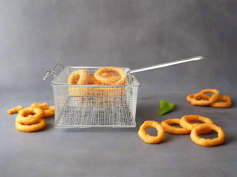 Stainless Steel French Fry Chips Basket 12*20*22cm