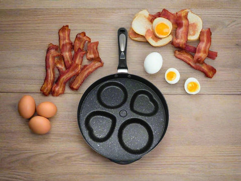 Frying Pan With Hearts & Circles  28*28*8 cm