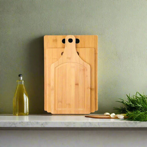 Bamboo Cutting Board 3pcs Set