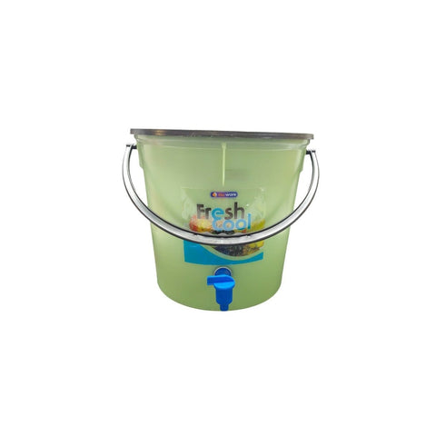 Juice Water Dispenser Bucket with Tap & Lid - 25L