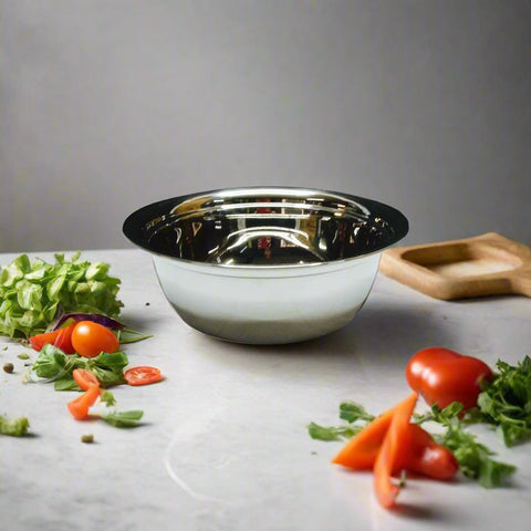 Stainless Steel Bowl Deep 30cm