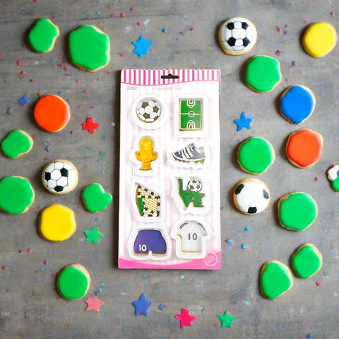 Cookie Cutter 8pcs Soccer Cookie Shapes