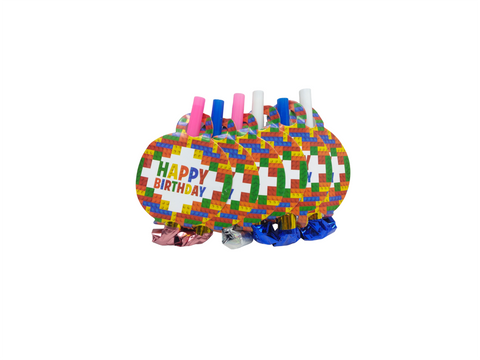 Party Horn "Happy Birthday" 6pcs