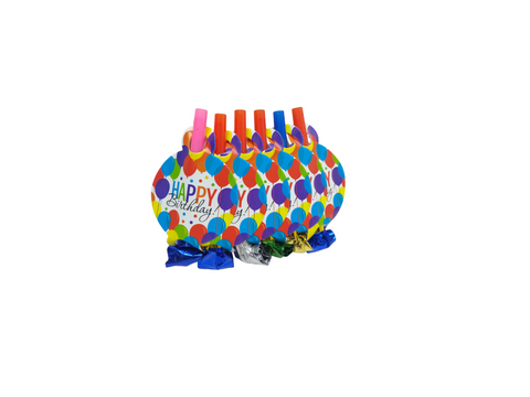 Party Horn "Happy Birthday" 6pcs