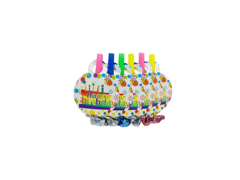 Party Horn "Happy Birthday" 6pcs