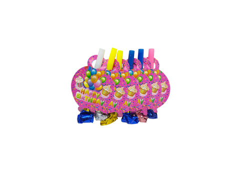 Party Horn "Happy Birthday" 6pcs