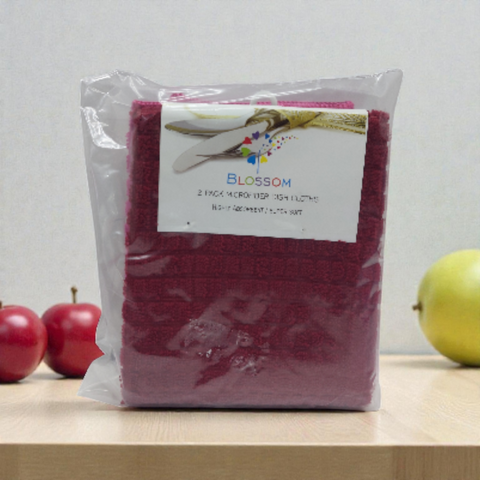 Blossom Microfiber Dish Cloths 2 Pack