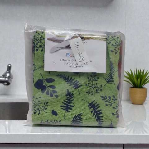 Blossom Cotton Dish Cloth 2 Pack