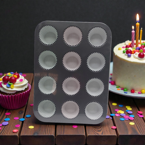Baking Tray 12's with muffin Case