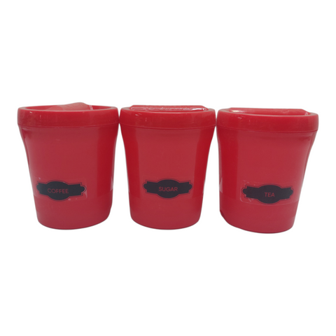 Otima 3 Piece Canister Set - Coffee, Tea and Sugar 750ml