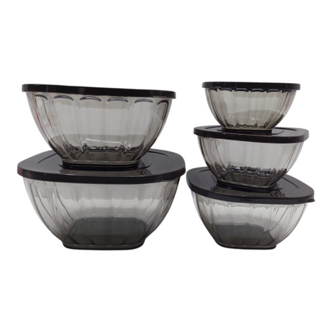 Plastic Bowl 5 PC Set