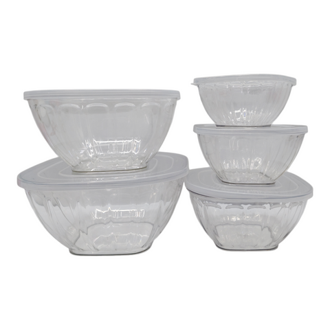 Plastic Bowl 5 PC Set