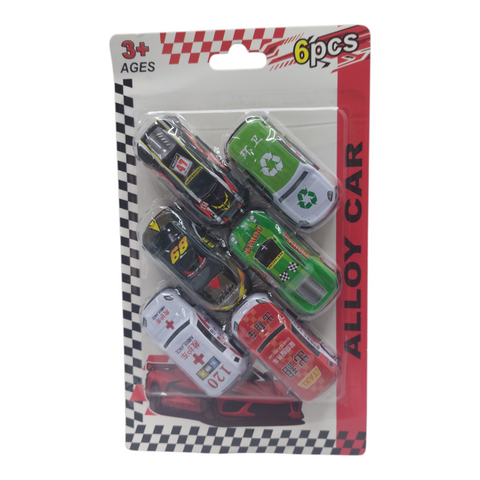 Toy Car 6 Piece