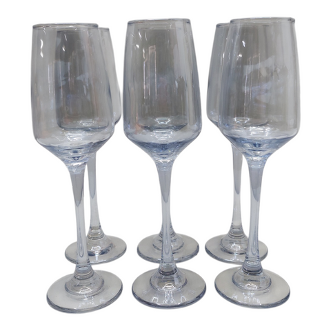 Metallic Color Wine Glass 6pcs set 230Ml