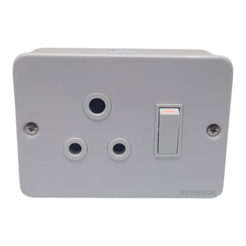 Redisson Single Industrial Switched Socket