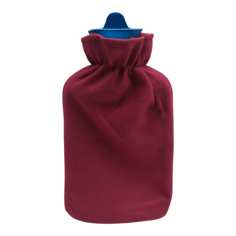 Hot Water Bottle With Fleece Cover 2L