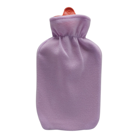Hot Water Bottle With Fleece Cover 2L