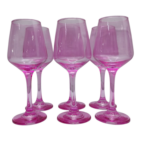 Elegant Wine Glass 6 pcs Set 6*21cm