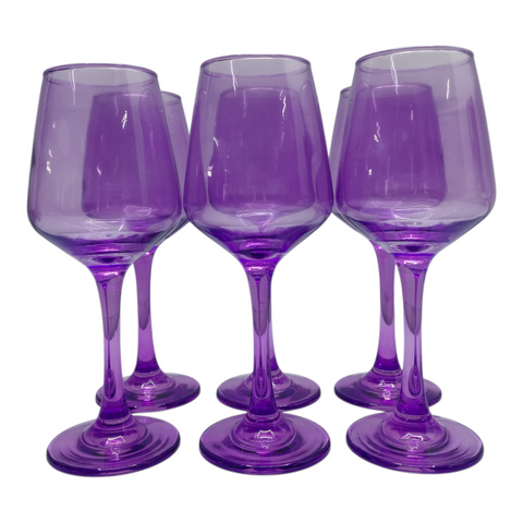 Elegant Wine Glass 6 pcs Set 6*21cm