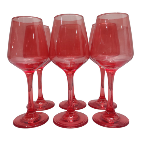Elegant Wine Glass 6 pcs Set 6*21cm