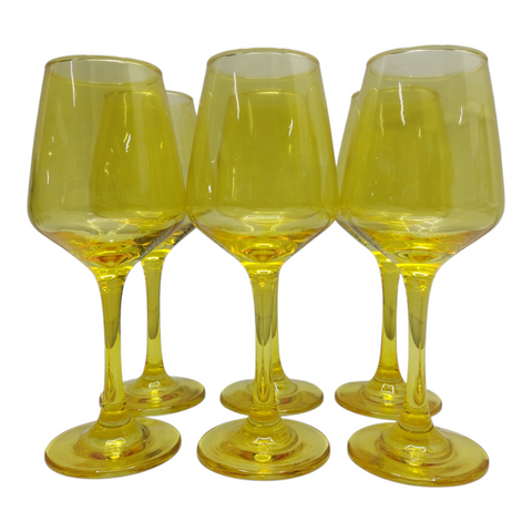 Elegant Wine Glass 6 pcs Set 6*21cm