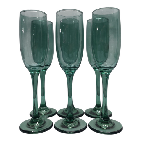 Elegant Champagne Glass 6 pcs Set
