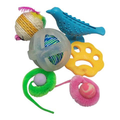 Pet Toy 6 Piece Variety Set