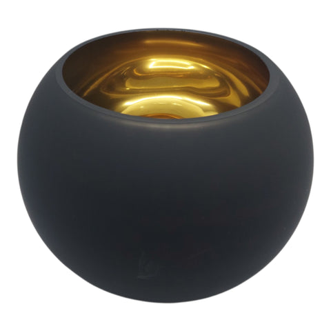 White/Gold Bubble Vase 23cm