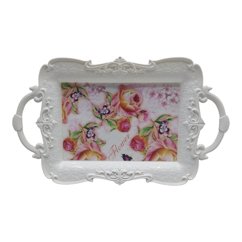 Plastic Tray Rectangular Multi Colour