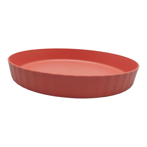 Plastic Round Serving Platter 24.5*3.5cm