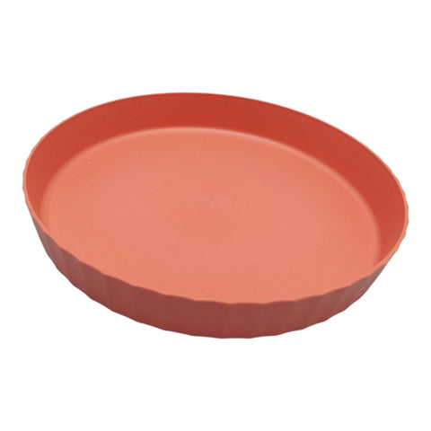 Plastic Round Serving Platter 24.5*3.5cm