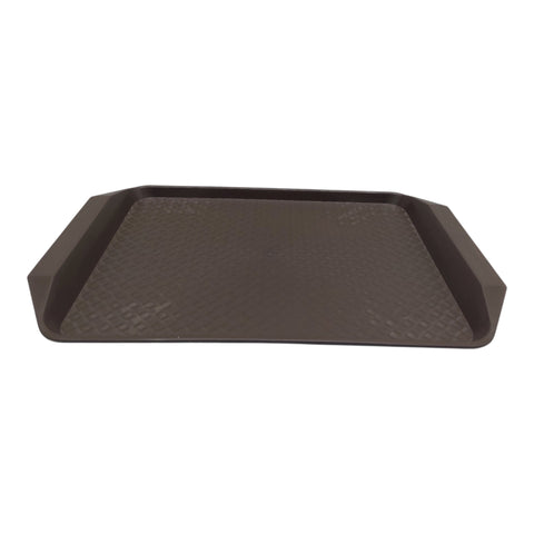 Plastic Serving Tray Brown 44cmx31cm