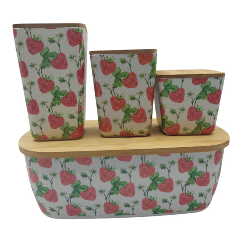 Bamboo Fibre Bread Box 4PC