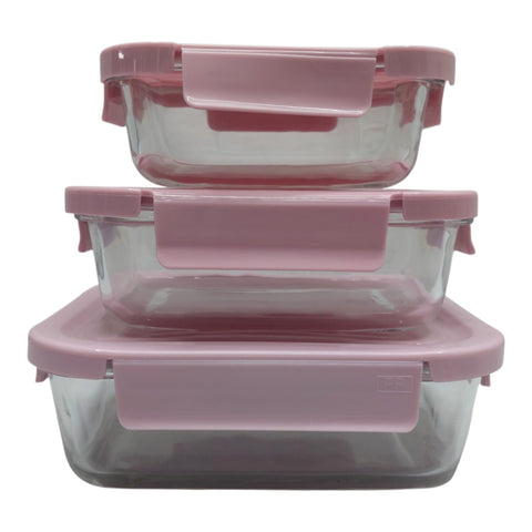 Glass Storage Container 3PC