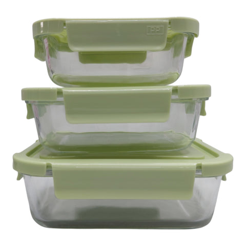 Glass Storage Container 3PC