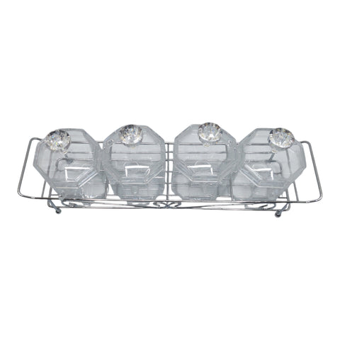 Plastic Spice Container 4 Division