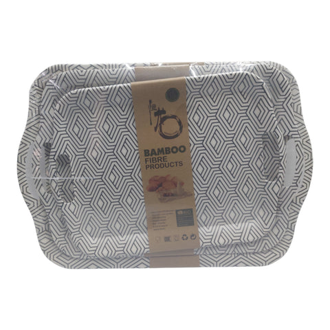 Bamboo Fibre Tray 3 PC