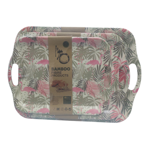 Bamboo Fibre Tray 3 PC