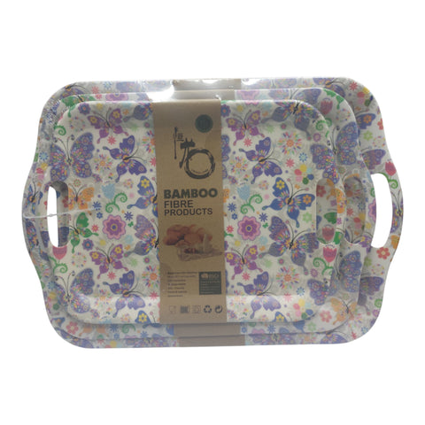 Bamboo Fibre Tray 3 PC